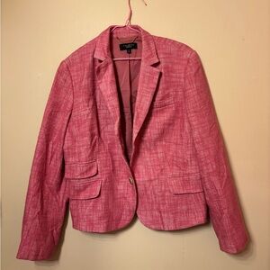 Talbots Textured bubblegum Pink Blazer